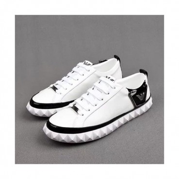 Armani 2019 Mens Leather Sneakers  - 알마니 2019 남성용 레더 스니커즈 ARMS0074,Size(240 