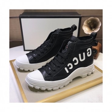Gucci 2019 Mens Leather Sneakers - 구찌 2019 남성용 레더 스니커즈 GUCS0409,Size(240 