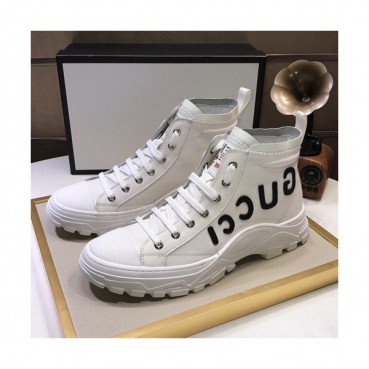 Gucci 2019 Mens Leather Sneakers - 구찌 2019 남성용 레더 스니커즈 GUCS0408,Size(240 