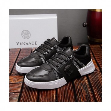 Versace 2019 Mens Leather Sneakers - 베르사체 2019 남성용 레더 스니커즈 VERS0092.Size (240 