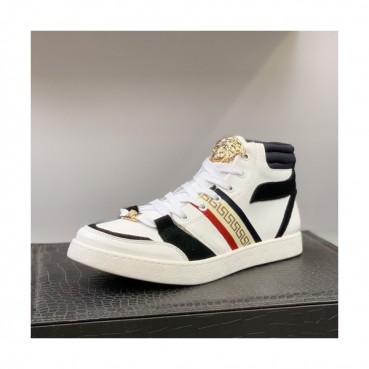 Versace 2019 Mens Leather Sneakers - 베르사체 2019 남성용 레더 스니커즈 VERS0087.Size (240 