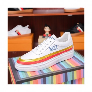 Armani 2019 Mens Leather Sneakers  - 알마니 2019 남성용 레더 스니커즈 ARMS0073,Size(240 