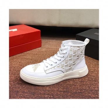 Armani 2019 Mens Leather Sneakers  - 알마니 2019 남성용 레더 스니커즈 ARMS0070,Size(240 