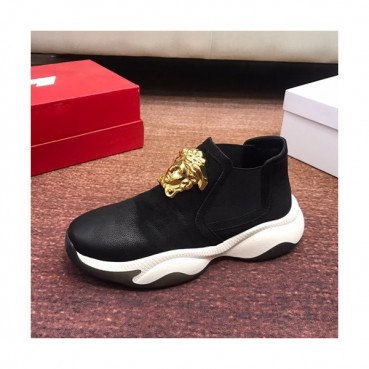 Versace 2019 Mens Leather Sneakers - 베르사체 2019 남성용 레더 스니커즈 VERS0085.Size (240 
