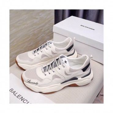 Balenciaga 2019 Mens Leather Sneakers - 발렌시아가 2019 남성용 레더 스니커즈 BALS0100,Size(240 
