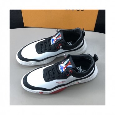 Louis Vuitton 2019 Mens Leather Sneakers - 루이비통 2019 남성용 레더 스니커즈 LOUS0328.Size(240 