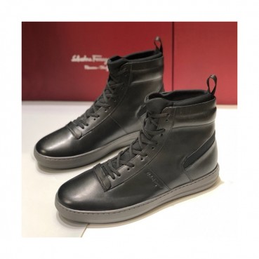 Ferragamo 2019 Mens Leather Sneakers - 페라가모 2019 남성용 레더 스니커즈, FGMS0102,Size(245 