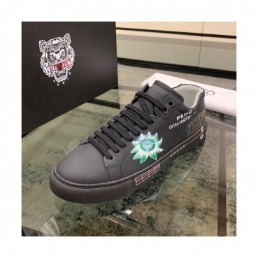 Kenzo 2019 Mens Leather Sneakers - 겐조 2019 남성용 레더 스니커즈,KENS0024,Size(240
