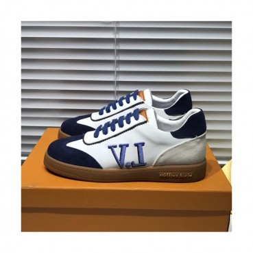 Louis Vuitton 2019 Mm / Wm Leather Sneakers - 루이비통 2019 남여공용 레더 스니커즈 LOUS0325.Size(225 