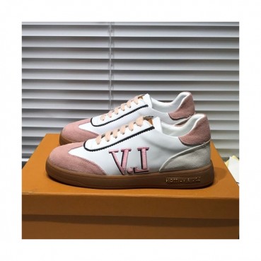 Louis Vuitton 2019 Mm / Wm Leather Sneakers - 루이비통 2019 남여공용 레더 스니커즈 LOUS0324.Size(225 