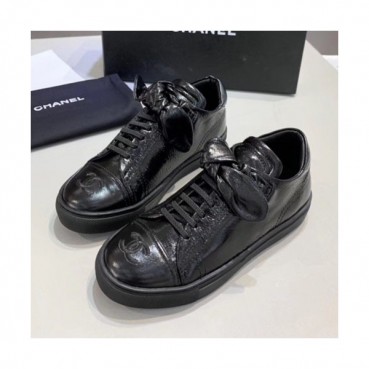 Chanel 2019 Ladies Leather Sneakers - 샤넬 2019 여성용 레더 스니커즈 CHAS0416.Size(225 