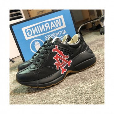 Gucci 2019 Mm/Wm Leather Sneakers - 구찌 2019 남여공용 레더 스니커즈 GUCS0390,Size(225 