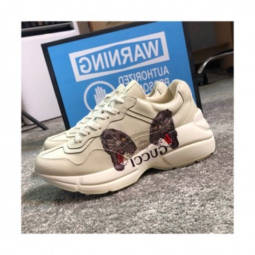 Gucci 2019 Mm/Wm Leather Sneakers - 구찌 2019 남여공용 레더 스니커즈 GUCS0388,Size(225 