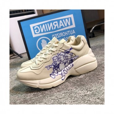Gucci 2019 Mm/Wm Leather Sneakers - 구찌 2019 남여공용 레더 스니커즈 GUCS0386,Size(225 