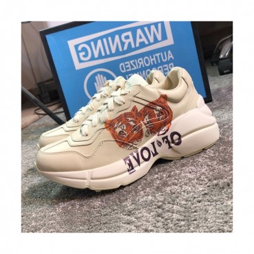 Gucci 2019 Mm/Wm Leather Sneakers - 구찌 2019 남여공용 레더 스니커즈 GUCS0382,Size(225 