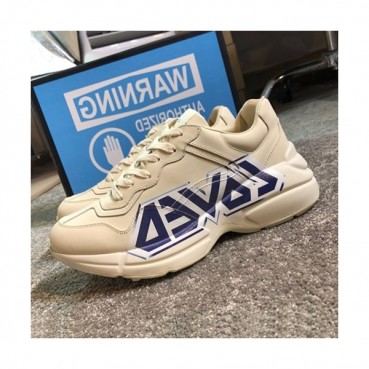 Gucci 2019 Mm/Wm Leather Sneakers - 구찌 2019 남여공용 레더 스니커즈 GUCS0381,Size(225 