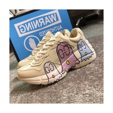Gucci 2019 Mm/Wm Leather Sneakers - 구찌 2019 남여공용 레더 스니커즈 GUCS0378,Size(225 