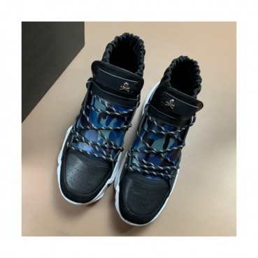 Philipp plein 2019 Mens Leather Sneakers  - 필립플레인 2019 남성용 레더 스니커즈 PPS0108,Size(240 