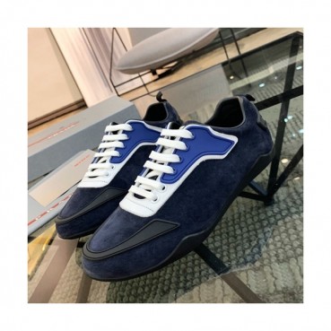 Prada 2019 Mens Leather Sneakers - 프라다 2019 남성용 레더 스니커즈,PRAS00196,Size(240 