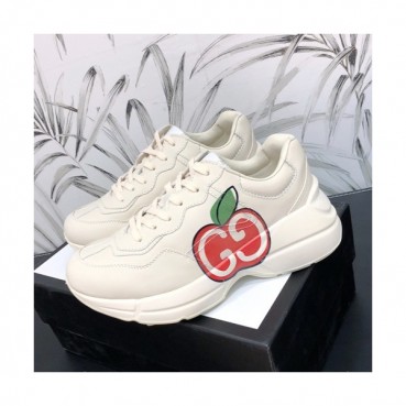 Gucci 2019 Mm/Wm Leather Sneakers - 구찌 2019 남여공용 레더 스니커즈 GUCS0372,Size(225 