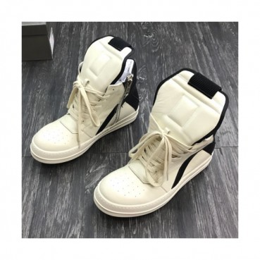 Rick Owens  2019 Mm / Wm Leather Sneakers - 릭오웬스 2019 남여공용 레더 스니커즈, RICS0008.Size (225 