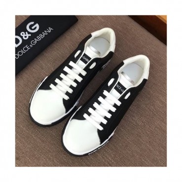 Dolce&Gabbana 2019 Mens Leather Sneakers  - 돌체앤가바나 2019 남성용 레더 스니커즈 DGS0070,Size(240 