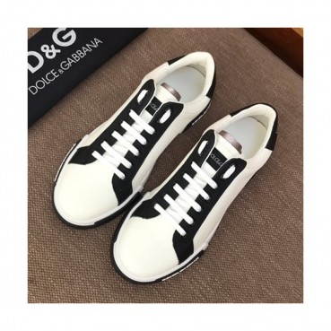 Dolce&Gabbana 2019 Mens Leather Sneakers  - 돌체앤가바나 2019 남성용 레더 스니커즈 DGS0068,Size(240 