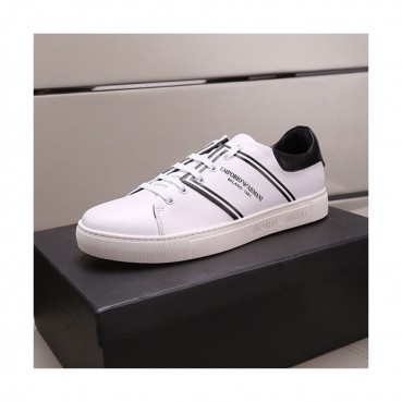 Armani 2019 Mens Leather Sneakers  - 알마니 2019 남성용 레더 스니커즈 ARMS0048,Size(240 