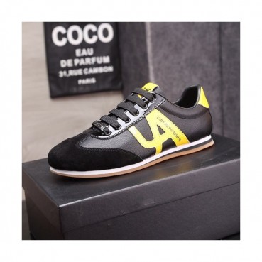 Armani 2019 Mens Leather Sneakers  - 알마니 2019 남성용 레더 스니커즈 ARMS0047,Size(240 