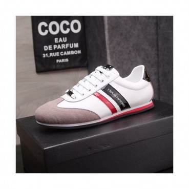 Armani 2019 Mens Leather Sneakers  - 알마니 2019 남성용 레더 스니커즈 ARMS0044,Size(240 