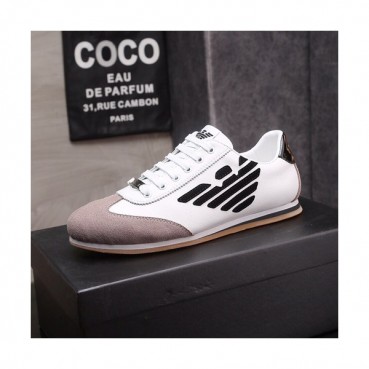 Armani 2019 Mens Leather Sneakers  - 알마니 2019 남성용 레더 스니커즈 ARMS0040,Size(240 