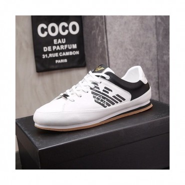 Armani 2019 Mens Leather Sneakers  - 알마니 2019 남성용 레더 스니커즈 ARMS0036,Size(240 