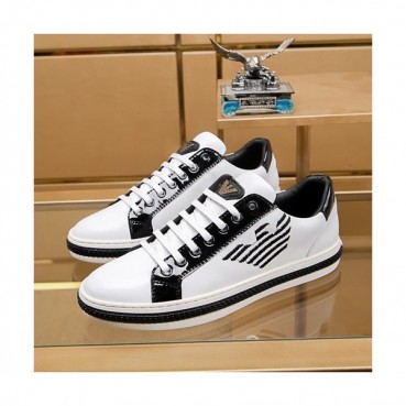 Armani 2019 Mens Leather Sneakers  - 알마니 2019 남성용 레더 스니커즈 ARMS0033,Size(240 