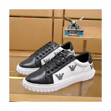 Armani 2019 Mens Leather Sneakers  - 알마니 2019 남성용 레더 스니커즈 ARMS0031,Size(240 