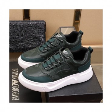 Armani 2019 Mens Leather Sneakers  - 알마니 2019 남성용 레더 스니커즈 ARMS0029,Size(240 