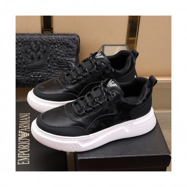 Armani 2019 Mens Leather Sneakers  - 알마니 2019 남성용 레더 스니커즈 ARMS0028,Size(240 