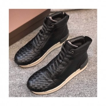 Bottega Veneta 2019 Mens Leather Sneakers - 보테가베네타 2019 남성용 레더 스니커즈, BVS0077.Size(245 