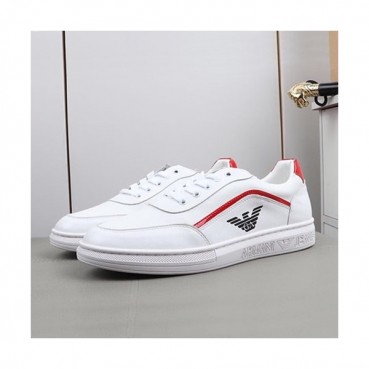 Armani 2019 Mens Leather Sneakers  - 알마니 2019 남성용 레더 스니커즈 ARMS0027,Size(240 