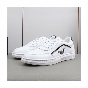 Armani 2019 Mens Leather Sneakers  - 알마니 2019 남성용 레더 스니커즈 ARMS0026,Size(240 