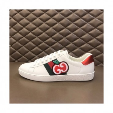 Gucci 2019 Mm / Wm Leather Sneakers - 구찌 2019 남여공용 레더 스니커즈 GUCS0363,Size(225 