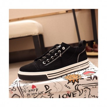 Dolce&Gabbana 2019 Mens Leather Sneakers  - 돌체앤가바나 2019 남성용 레더 스니커즈 DGS0061,Size(240 