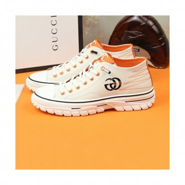 Gucci 2019 Mens Leather Sneakers - 구찌 2019 남성용 레더 스니커즈 GUCS0350,Size(240 