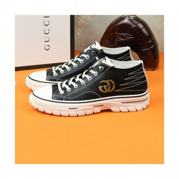 Gucci 2019 Mens Leather Sneakers - 구찌 2019 남성용 레더 스니커즈 GUCS0349,Size(240 
