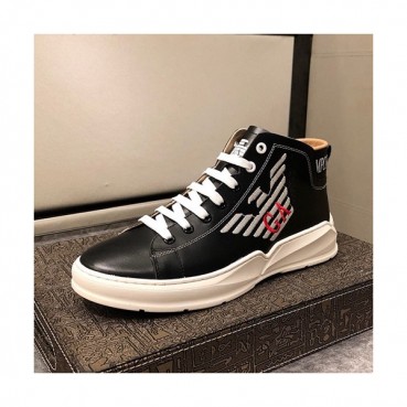Armani 2019 Mens Leather Sneakers  - 알마니 2019 남성용 레더 스니커즈 ARMS0025,Size(240 