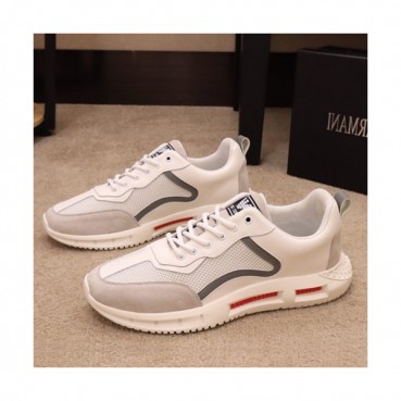 Armani 2019 Mens Leather Sneakers  - 알마니 2019 남성용 레더 스니커즈 ARMS0022,Size(240 