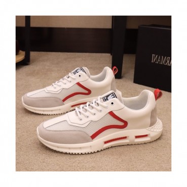 Armani 2019 Mens Leather Sneakers  - 알마니 2019 남성용 레더 스니커즈 ARMS0021,Size(240 