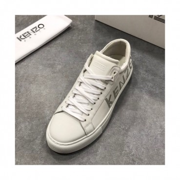 Kenzo 2019 Mens Leather Sneakers - 겐조 2019 남성용 레더 스니커즈,KENS0014,Size(240