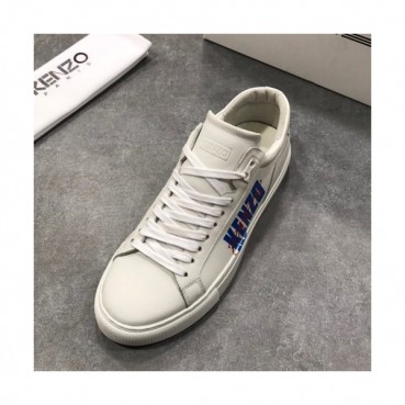 Kenzo 2019 Mens Leather Sneakers - 겐조 2019 남성용 레더 스니커즈,KENS0013,Size(240