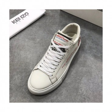 Kenzo 2019 Mens Leather Sneakers - 겐조 2019 남성용 레더 스니커즈,KENS0012,Size(240