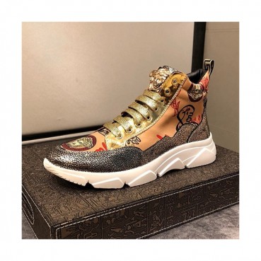 Versace 2019 Mens Leather Sneakers - 베르사체 2019 남성용 레더 스니커즈 VERS0061.Size (240 